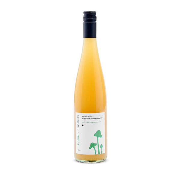 Happy AF: Alcohol-Free, Mushroom-Infused Aperitif