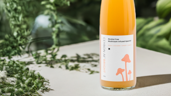 Bright AF: Alcohol-Free, Mushroom-Infused Aperitif